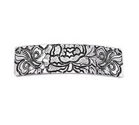 Wzmzjy Fermagli per Capelli Vichinghi con Nodo, Mollette per Capelli, Fermacoda per Capelli Spessi E Lunghi, Regalo per Donne E Ragazze, Argento 1