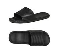 WZNKXFC Ciabatte da doccia per donna uomo casa ciabatte ad asciugatura rapida antiscivolo per interni ed esterni per spa palestra piscina spiaggia. Black EU Size 42-43