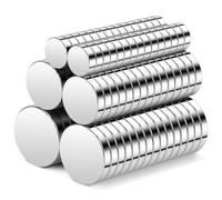 Wzone Magneti al Neodimio 3 Misurare(5/8/10mm), 100 Pezzi Rotondo Potenti Magneti Piccole Forti Calamite per Frigorifero, Lavagna Bianca, Fai Da Te