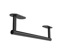 WZRUA Portarotolo da Cucina con Adesivo, Porta Rotolo di Carta da Cucina,in Acciaio inox, per Armadi e Pareti, Nero