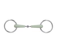 WZSASE Horse Mouth Snaffle 130mm | Stainless Steel Training Bit for Biting | Equestrian Equipment for Riding/Training/Control | Chain Snaffle Bit for Horse Well - Being