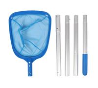 WZSASE Pool Skimmer Net with Reinforced Frame | Large Opening for Quick Leaf & Debris Removal | Adjustable Pole for Swimming Pools/Spas/Ponds | Robust Nylon Mesh