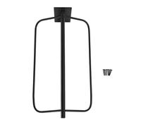 WZSASE Saddle Rack Wall Mount | Solid Iron Saddle Stand for Horse Tack Storage | Easy Install Saddle Rack for Barn/Garage/Stable | 6 Screws Included