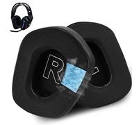 Wzsipod Cuscinetti auricolari di ricambio in gel refrigerante per cuffie da gioco wireless Logitech G733 G535 G335 Lightspeed, cuscinetti auricolari in resistente tessuto di seta ghiacciata, schiuma