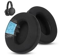 Wzsipod Gel Cuscinetti Auricolari a per Sennheiser HD4.50/HD450/HD4.40-Nero | per HD4.50BT/HD4.50SE/HD4.40BT/HD4.30G/HD4.20S/HD458BT/HD450BT/HD400S/HD350BT-Realizzato in tessuto di seta ghiacciata