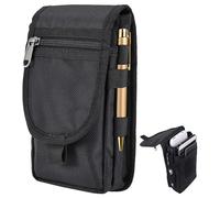 WZTCIBUR Grande custodia per smartphone da cintura, doppia custodia per cellulare, borsa da cintura tattica, porta attrezzi, regalo per uomini, marsupio per escursioni, campeggio, soccorso