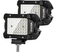 WZTO Faro da Lavoro, 4'' 300W 30000lm Faro Led 108 LEDs Faretto Faro, DC 12V 24V Proiettore Fendinebbia Luci Off Road IP68 impermeabile 6000K Bianco Per Fuoristrada Moto Auto Trattore SUV UTV Camion