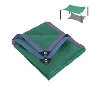 WZWZEN Rete Ombreggiante Verde con Occhielli Rinforzati, Resistente Ai Raggi UV, Perfetta per Giardini, Patii, Finestre E Altro, Vele Parasole Rettangolari(5x5.0m/16.5x16.5ft)