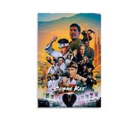 WZXGYM Cobra Kai - Poster decorativo impermeabile per pittura a olio, arte moderna, arredamento per la casa, camera da letto, ufficio, pareti, ottimo articolo regalo, 40 x 60 cm, senza cornice