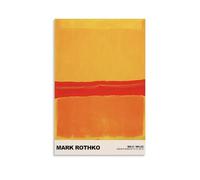 WZXGYM Mark Rothko - Poster decorativo impermeabile con pittura a olio, arte moderna, arredamento per la casa, camera da letto, ufficio, pareti, eccellente idea regalo, 20 x 30 cm, senza cornice