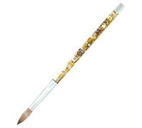 Wzxksoac 1Pc per Unghie nel Acrilico Kolinsky Sable con Pennello per Unghie Glitter con Flusso Liquido per Strumenti per Nail Art 14