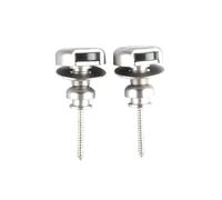 Wzxksoac 2 Pezzi di Fermi per Tracolla per Chitarra, Fermi di Sicurezza, Fermi per Tracolla In Metallo Antiruggine per Chitarra Elettrica, Basso, B