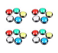 Wzxksoac 20X Arcade Buttons 60mm Dome Pulsante LED da 2,36 Pollici con Micro-Interruttore per Console per Videogiochi Arcade Machine
