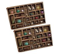 Wzxksoac 2X 1:12 Scaffale per Gingilli nel Miniatura Scaffale nel nel Miniatura Scaffale per Decorazioni nel Miniatura per Casa Bambole Miniatura Vassoio per Stampanti Miniatura
