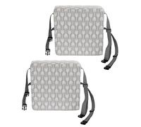 Wzxksoac 2X Cuscino per Sedia Rialzata per Bambini Cuscino da Pranzo per Bambini Regolabile per Seggiolone Rimovibile Cuscino per Rialzo Sedia per