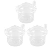 Wzxksoac 3X Vaso per Fiori Sospeso in Vetro A Forma di Vaso per Terrari Contenitore per Giardino Domestico