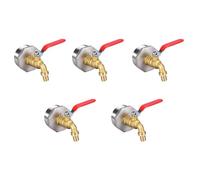 Wzxksoac 5set Rubinetto per Fusti da 2 Pollici Rubinetto un Botte nel con Guarnizione nel EPDM per Fusti da 55