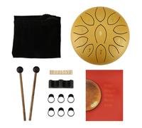 Wzxksoac Antipioggia per Esterno 6 Pollici 11 Toni con Linguetta In Acciaio Campanello per Strumento Musicale per Esterno