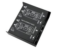 Wzxksoac Audio Professional Guitar Possive di Box DB2 A 2 Canali Audio Active Converter Direct Box Portable