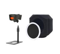 Wzxksoac Copertura In Schiuma Cilindrica per Microfono, Scudo di Isolamento Acustico, Parabrezza per Audio per Microfoni B