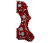 Wzxksoac Easy Application Pick Guard Sticker Flower Acoustic per Protezione Anti-Scratch per Chitarra per Gli Appassionati di Chitarra