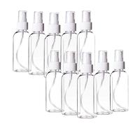 Wzxksoac Flacone Vuoto da 10 Pezzi, Contenitore Liquido Riutilizzabile, Utilizzato per Essenziali, Prodotti per La Pulizia, Profumo da Viaggio 60 Ml