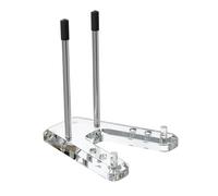 Wzxksoac L'Immagine Sta per Display, Supporto per Libri Acrilici, Porta A Piastre Trasparenti per Decorativi da 6-14 Pollici