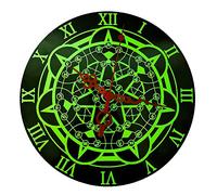 Wzxksoac Orologio da Parete Luminoso Numero Quarzo Glow nel Il Dark Decorazioni per La Casa Luce Notturna Orologi da Parete Un Sospensione Rotondi Facile da Leggere