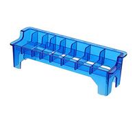 Wzxksoac Pettine Guida per Fader con Finitura un nel Plastica Rettangolare 8 Pezzi per Tagliacapelli Pettine Limite per Scatola Portaoggetti (Blu)