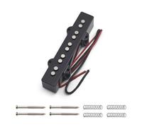 Wzxksoac Pickup per Basso Elettrico A Cinque Corde Pickup per Basso Elettrico Single Coil Aperto Pickup al Ponte Nero