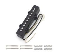 Wzxksoac Pickup per Basso Elettrico A Cinque Corde Pickup per Basso Elettrico Single Coil Aperto Pickup al Manico Nero
