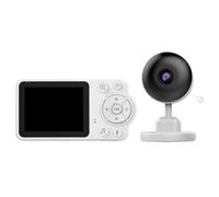 Wzxksoac Presa Europea Wireless Baby Monitor da 2,8 Pollici Smart Baby Monitor Telecamera di Sicurezza per Baby Sitter Ad Alta Risoluzione