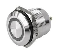 Wzxksoac Riavvio 'Interruttore A Pulsante In Metallo da 16 mm e Interruttore di Avvio