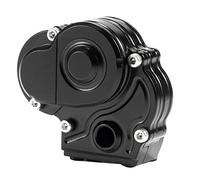 Wzxksoac Set Alloggiamento Trasmissione Coperchio Cambio per Axial 1/18 UTB18 Capra RC Parti di Aggiornamento per Auto da Arrampicata, Nero