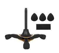 Wzxksoac Supporto per Clarinetto per Flauto Pieghevole e Rimovibile Base Gialla Audace