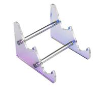 Wzxksoac Supporto per Tastiera in Acrilico Multicolore Rimovibile Vassoio per Tastiera per Computer Vassoio per Tastiera da Tavolo Trasparente Supporto Multicolore 2 Strati