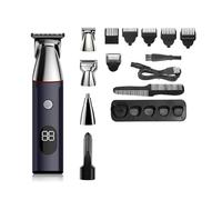 Wzxksoac Tagliacapelli Professionale con Display Digitale Multifunzione, Tosatrice Elettrica per Capelli da Uomo