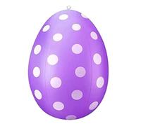 Wzxksoac Uova di Pasqua Gonfiabili, Uova di Pasqua, Decorazione di Pasqua Uova di Pasqua da Appendere All'Aperto Decorazione di Uova di Pasqua Durevole Viola