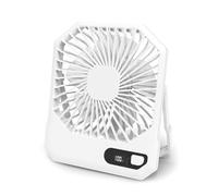 Wzxksoac Ventilatori Personali Piccolo Ventilatore da Scrivania Portatile, Ventilatore da Viaggio con Power Bank, Ventilatore Personale A 3 Velocità Ventilatore Silenzioso per Esterni Durevole