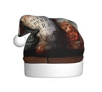 WZYCWB 3 bottiglie di birra Cappello di Babbo Natale, adatto per feste di Natale, feste di Capodanno e spettacoli teatrali.