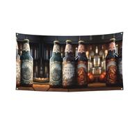 WZYCWB 3 bottiglie di birra festa Banner decorazione festa banner adatto per feste di compleanno o decorazioni di vacanza