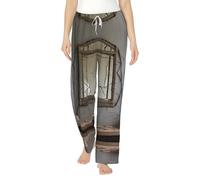 WZYCWB A broken mirror Prints Pigiama da donna in flanella - Abbigliamento da casa autunno/inverno -, Nero , M