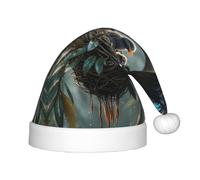 WZYCWB A Forest Crow Patterns Fun Christmas Party Hat Class Party Activity Holiday Christmas Decoration Hat