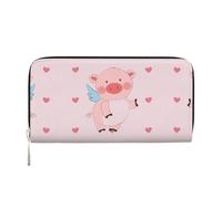 WZYCWB African Savanna Giraffe pochette in pelle portafogli con cerniera e porta carte sono perfetti per i viaggi o l'uso quotidiano, Cartone animato mai, Taglia unica