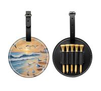 WZYCWB Airborne Seagulls - Borsa portaoggetti per tee da golf, con stampa speciale, design portatile con fibbia sospesa