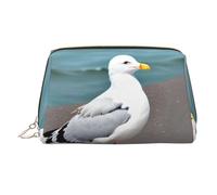 WZYCWB Alpaca Avatar - Borsa cosmetica da donna, in pelle stampata, elegante, morbida, resistente, Gabbiano carino, Taglia unica