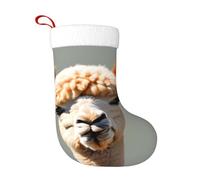 WZYCWB Alpaca avatar Calze natalizie fantasiose - Perfetto per caminetti, scale o comodini, creando un'atmosfera festiva.