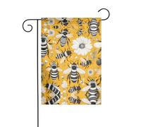 WZYCWB Ape del fumetto Bandiere decorative del giardino stampate, piccole bandiere all'aperto impermeabili, decorazione di atmosfera festosa