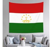 WZYCWB Arazzo stampato con bandiera del Tagikistan, perfetto per il soggiorno o la camera da letto, migliora lo stile della tua casa