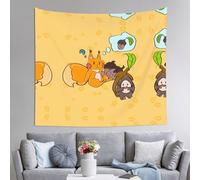 WZYCWB Arazzo stampato con scoiattolo con semi di girasole, perfetto per il soggiorno o la camera da letto, migliora lo stile della tua casa